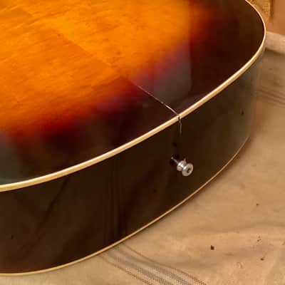 Epiphone FT-75  Seventy Five 1944 Sunburst Jumbo Flat-Top image 16