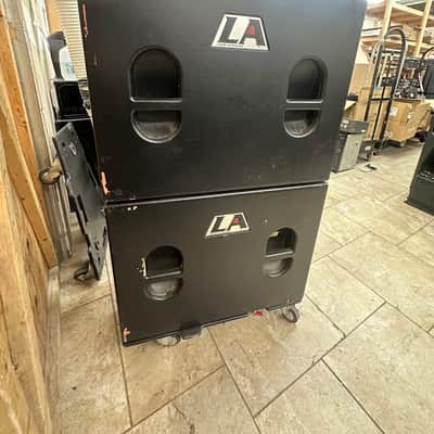 EAW LA118 18" Subwoofers – PAIR - with 2 Dollies - Tested & Working #5 & 6 image 10
