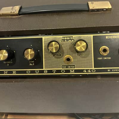 Magnatone 440    Stero Tube Estey Guitar combo Amp RARE -BUDDY HOLLEY SOUND brown image 8