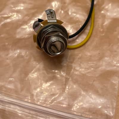 Unbranded Input Jack + Volume Knob Combo for Fender Style Bass Guitar image 3