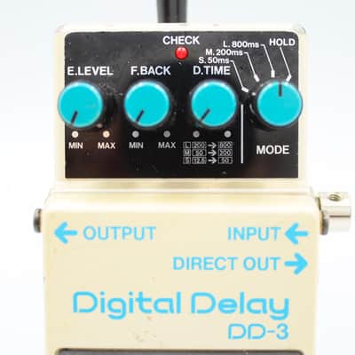 Boss DD-3 Digital Delay Long Chip 1987 Made in Japan Guitar Effect Pedal 857226 image 3