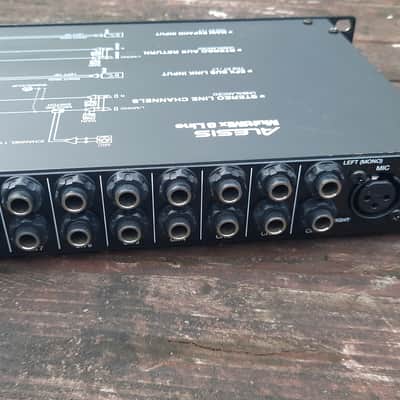 Alesis MultiMix 8 Line 8-Channel Stereo Line Mixer 2010s - Black image 6