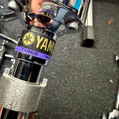 Yamaha CL940LBW Tom Arm Ball Mount & Clamp with Long Rod, Long Pipe 2010s - Chrome image 2
