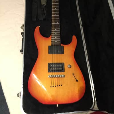 1988 Jackson USA "Dinky" Cherry Sunburst - String Thru Body - San Dimas - RARE Hardtail.!! image 1