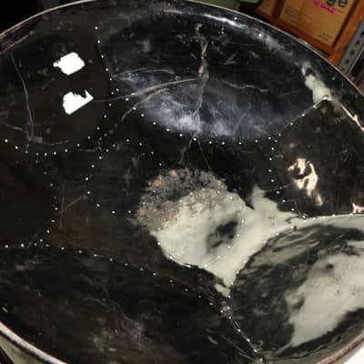 Set of 2 VistaPan Steel Instruments Pan Drums w/ Hi-Gloss Black Finish image 5