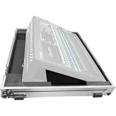 Odyssey FZQU24W Road Case - Allen & Heath QU-24 Mixing Console Flight Case with Wheels image 2