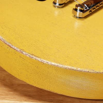 GIBSON 2007 LES PAUL Special Double Cut Cutaway Worn Faded TV Yellow P90 71392 image 13