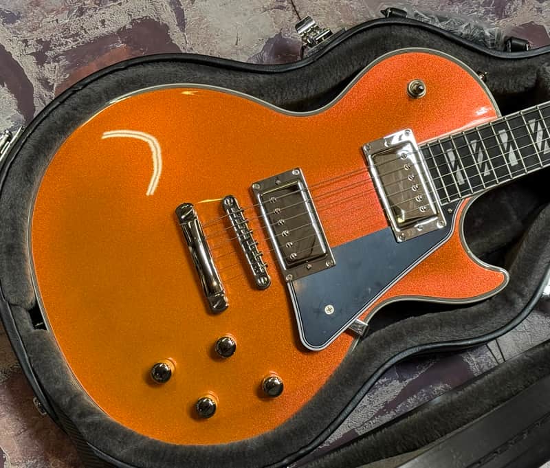 Epiphone Futura Les Paul Custom Firestorm Shift w/ UPGRADE HARD CASE New Unplayed Auth Dlr 8lb3oz #106 image 1