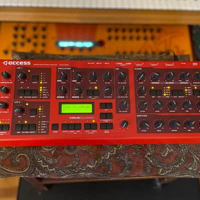 Access Virus Classic Desktop Digital Synthesizer 2002 - Red / Black image 11
