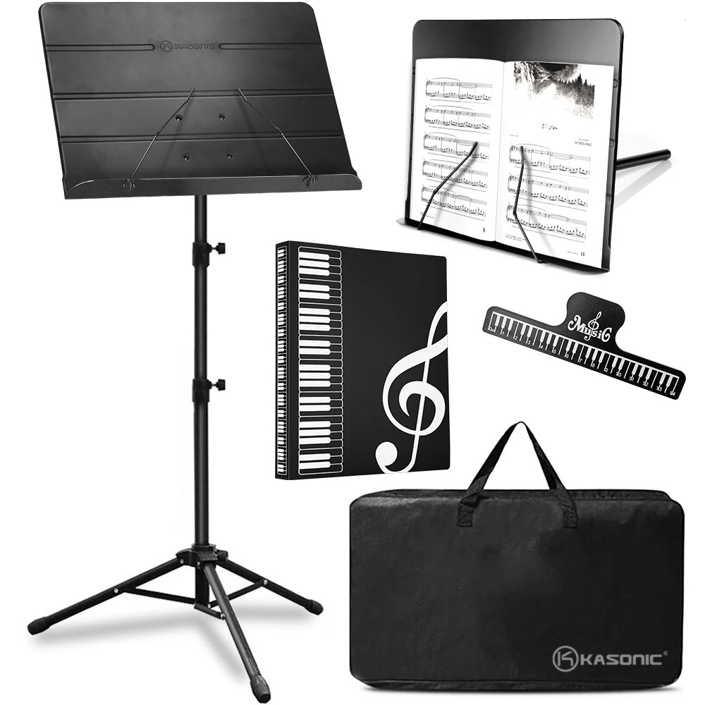 OEM Portable Music Stand, With Carrying Bag and Music Sheet Clip Holder photo 1