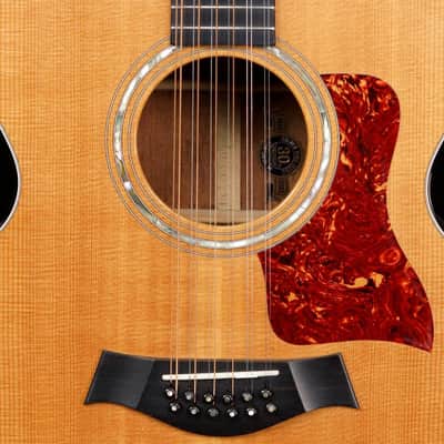 Taylor 555 12 String Acoustic Jumbo Guitar Natural image 18