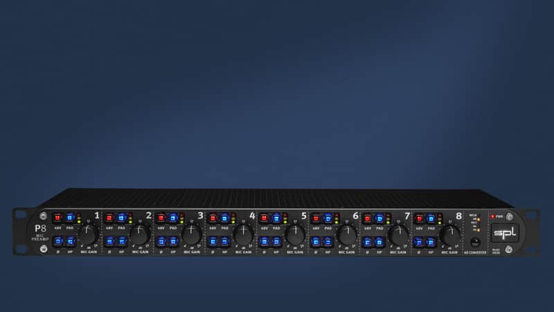 SPL P8 + ADC8 ch. microphone preamplifer with AD Converters image 1