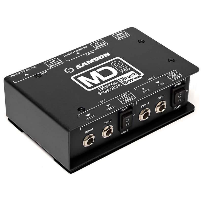 Immagine Samson MD2 Pro S-Max Series Stereo Passive Direct Box - 1
