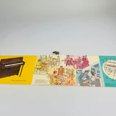 Gibson Maestro Electronic Piano Foldout Brochure 1970 image 5