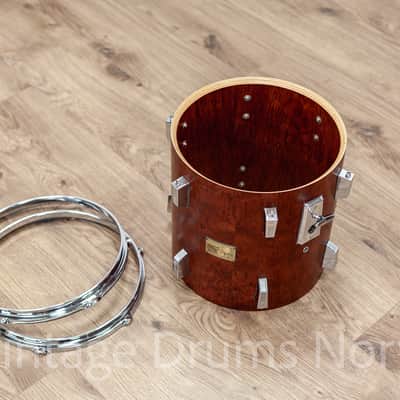 Signature African Bubinga Heavy HLT 13 – 13x13 Rack Tom – 1980s image 10