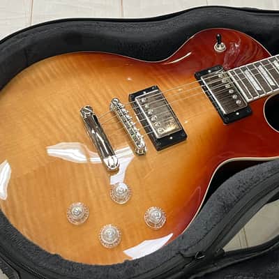 Epiphone Les Paul Modern Figured Caffe Latte Fade New Unplayed w/ Epi Lite Case Auth Dealer 7lb 14oz image 5