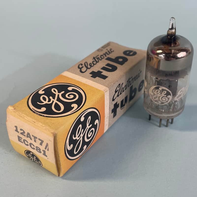 1978 General Electric 12AT7 ECC81 Vintage GE Preamp Tube! T68 image 1