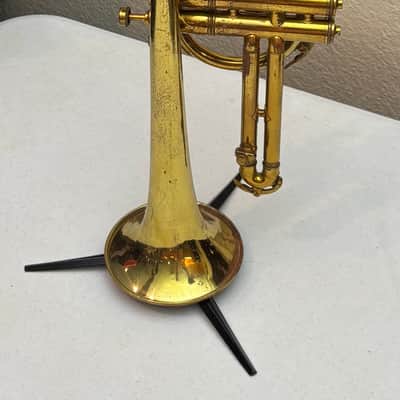 King HN White Cleveland Cornet Early 1950's - Lacquer image 2