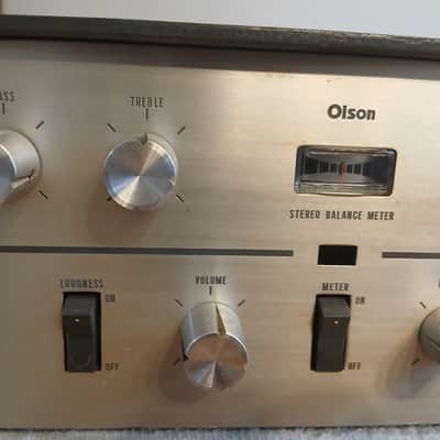 Vintage Olson Am-240 Tube Stereo Amplifier image 4