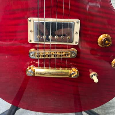 Gibson Les Paul Standard Double Cut Plus (24-fret) 2006 - Trans Red image 7