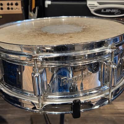 Vintage 1967 Rogers ONE OWNER 4pc Holiday Drum Kit Blue Onyx w/ Legs & Mounts + Silver Powertone Snare image 11