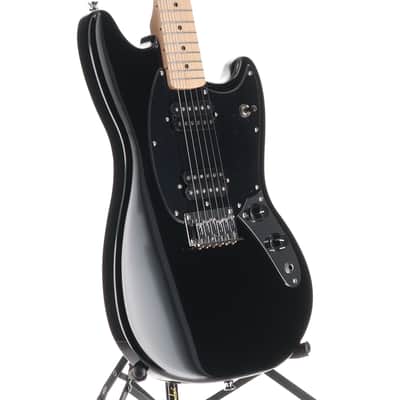 Immagine Squier Sonic Mustang HH, Maple Fingerboard, Black Pickguard, Black (RP) - 3