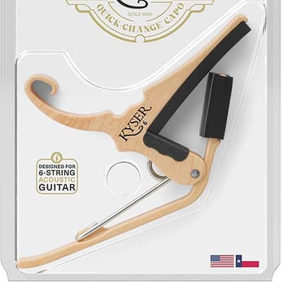 Kyser KG6MA Quick-Change Guitar Capo – Maple image 3