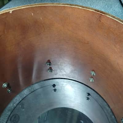 Tama Vintage Matte Mahogany 15 inch Tama SuperStar Concert Tom Drum MIJ Vintage japan SUPER MAHOGANY 12x15 image 11