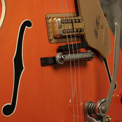 1964 Gretsch Chet Atkins 6120 Nashville Western Orange with HANG TAG image 5