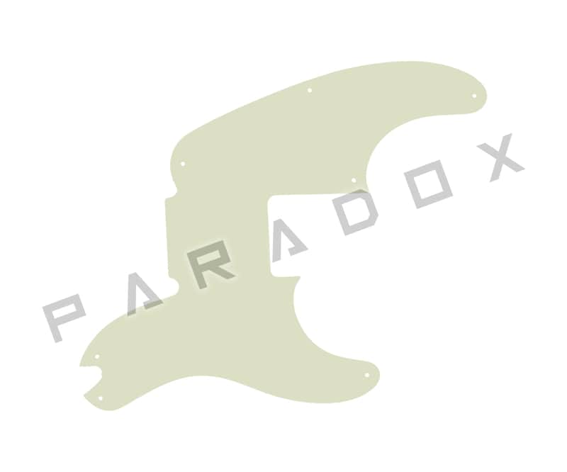 Custom Pickguard For 2015 - 2025 Made in America Mike Dirnt Road Worn Artist Series Signature Precision Bass - Parchment/Black/Parchment .090" image 1