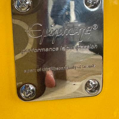 Epiphone Les Paul Special.(Banana Yellow)(W strap) image 18