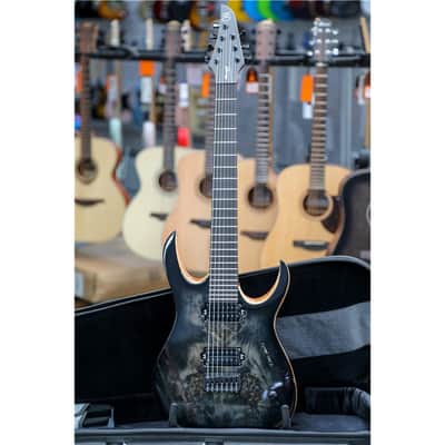 MAYONES Duvell 7 Trans Black Burst Gloss image 3