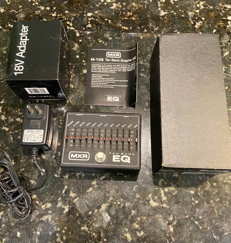 MXR M108 Ten Band EQ w/ Dunlop 18v power supply image 1