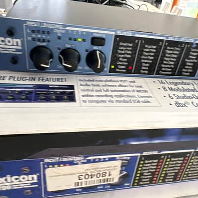 Lexicon MX200 Dual Reverb Effects Processor 2010s - Black image 2