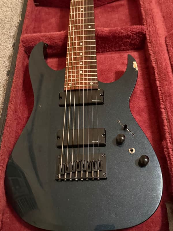 Decked Out Ibanez RG80F-IPT Standard 2021 Iron Pewter image 1
