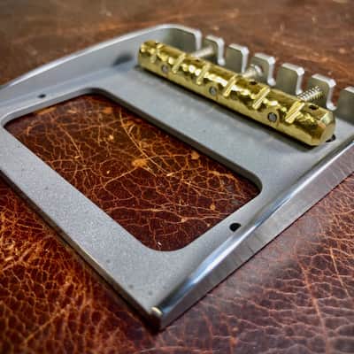 Van Dyke-Harms Filtertron/Bigsby Bridge and Monolithic Saddle Combo 2024 - Stainless Steel image 1