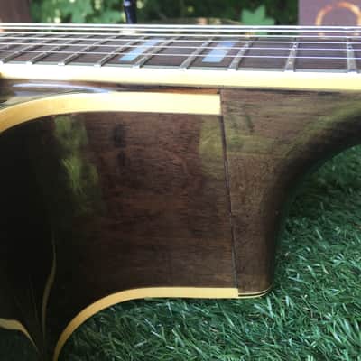 Condor hollowbody guitar made in japan 70's /80's Moss Green with Gold Hardware image 17