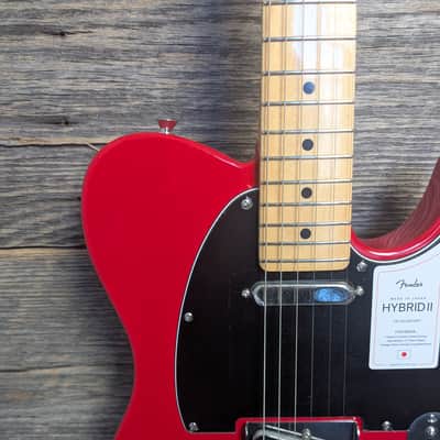 Used Fender MIJ Hybrid II Telecaster - Modena Red image 1