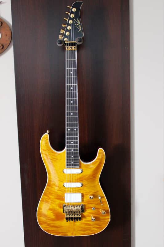 Xavier Petit Mk1 Pensa Suhr Mark Knopfler 2013 Amber image 1