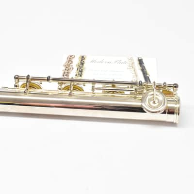 Mint Jupiter diMedici 911 Semi-Pro Flute by Altus Sterling D6 Head w/ Open Hole Offset G Split E & B Foot Like New image 15