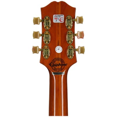 Epiphone 150th Anniversary Zephyr DeLuxe Regent Electric Guitar (with Case), Natural image 8