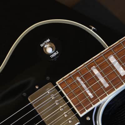 2011 Gibson Les Paul Classic Custom Electric Guitar Black Ebony + OHSC image 4