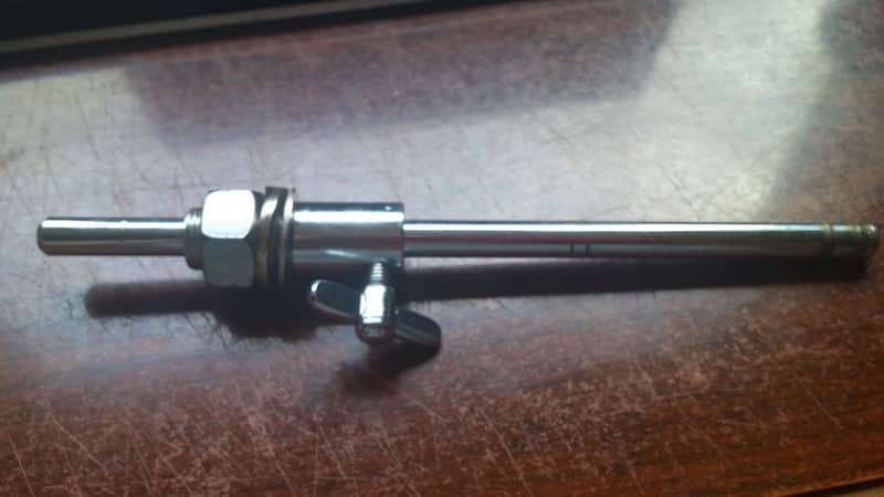 Pearl VINTAGE Pearl Hoshino Bass Drum Leg BRACKET Spur Mount WITH LEG MIJ 7/16" Spur Size EXTRA WIDE image 1