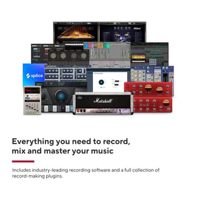 Focusrite Scarlett Solo Studio 4th Gen Audio Interface Bundle with Mic, Headphones image 6