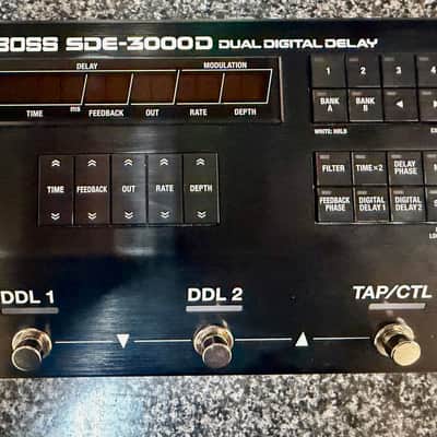 Boss SDE-3000D Dual Digital Delay 2023 - Present - Black image 1
