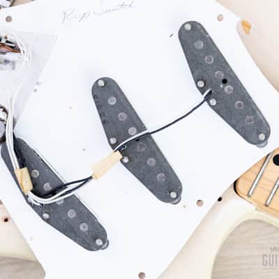 1975 Fender Stratocaster Vintage Electric Guitar Blonde, 100% Original w/ Case image 20