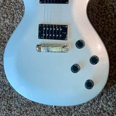PRS SE Mark Tremonti single cut silver electric guitar with gigbag image 3