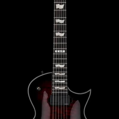 ESP E-II Eclipse - See Thru Black Cherry Sunburst #ES0664243 (Factory Demonstration Model) image 5