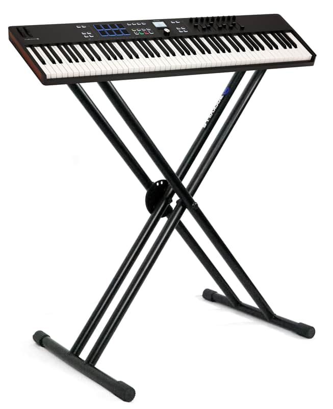 Arturia KEYLAB ESSENTIAL Mk3 88-Key Black USB Midi Keyboard Controller+Stand imagen 1