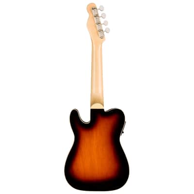 Used Fender Fullerton Tele Uke - 2-Color Sunburst w/ Walnut FB image 8